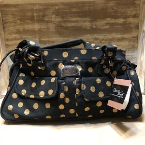 Donna Sharp Megan Bag Purse, Diana Dot NWT